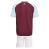 Conjunto (Camiseta+Pantalón Corto) Aston Villa Primera Equipación 2024-25 - Niño